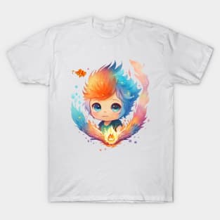 Cute Flames: Adorable Baby on Fire T-Shirt